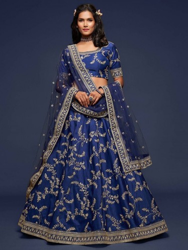 Blue lehenga choli - lehenga,