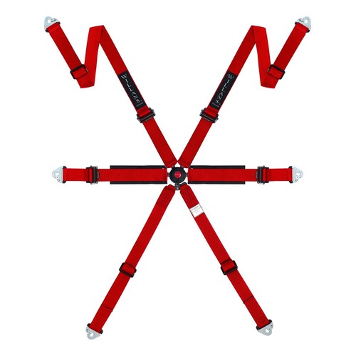 Willans race harness red 6pt - harness,