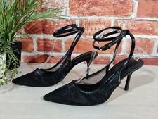 ZARA BLACK SANDALS UK 7 EU 40