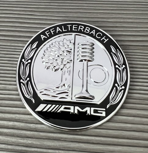 Black amg badge sticker - badge,