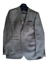 Mens Next Grey 2 Piece Suit 40S / W32 L29 Next Signature Collection Wool
