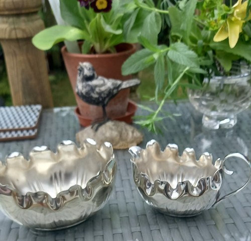 Antique scalloped art deco - antique,