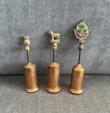 3x Vintage Copper Table Crumbs
