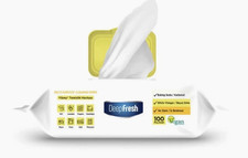 Deep Fresh Multi Surface Cleaning Wipes Lemon Scented 12 pack x 100pcs