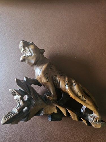Vintage hand carved - carved, wooden