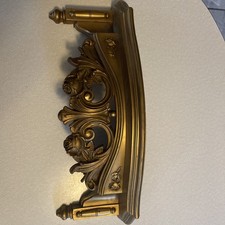 Vintage Homco Wall Shelf Gold