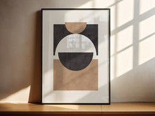 Bauhaus Geometric Shapes Art