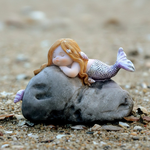 Mini mermaid fairy garden - fairy,