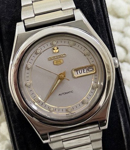 Vintage seiko automatic grey - seiko, 5