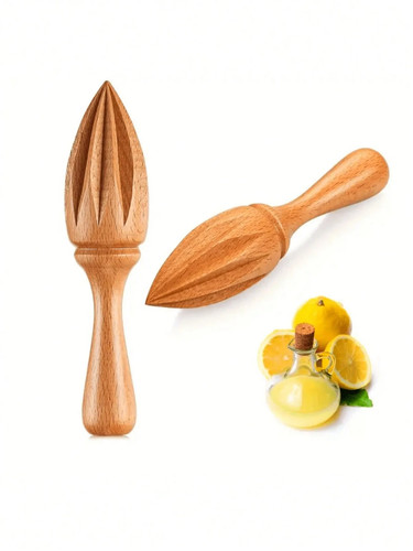 Lemon squeezer wooden hand - wooden,