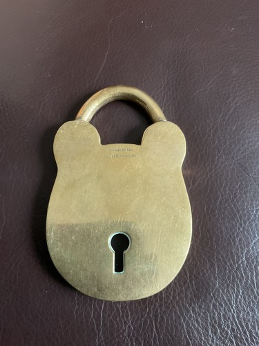 Vintage brass padlock - vintage,