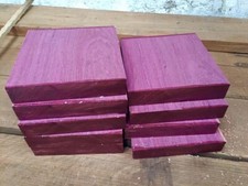 Purpleheart Bowl Blank/woodturning Blanks/exotic Wood /Exotic Hardwoods/ 10x10x2