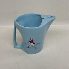 Vintage 1960s duck egg blue Johnnie Walker water jug - Wade - 13.5 cm