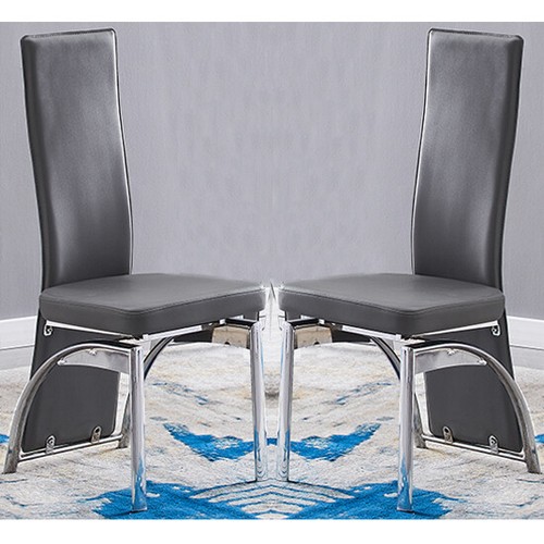Romeo grey faux - leather, dining