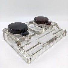 Vintage Velos Double Inkwell