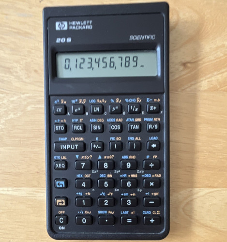 Hewlett packard 20s - packard, hp-20s