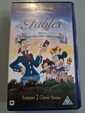 WALT DISNEY FABLES VOLUME ONE - VHS VIDEO - THE LEGEND OF SLEEPY HOLLOW