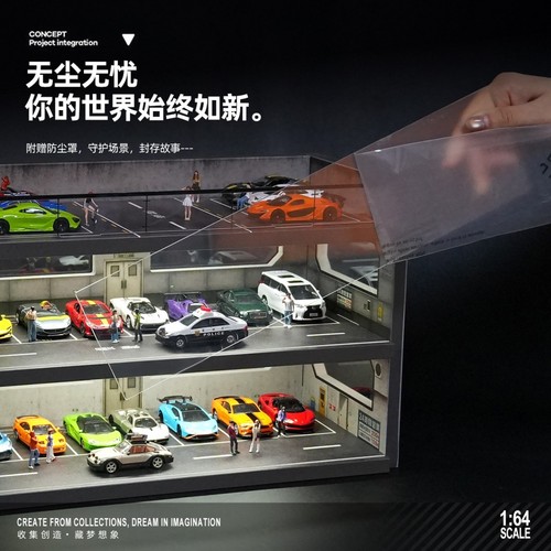Diorama car garage - car,