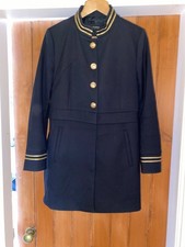 Zara Navy Blue Military Style