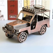 Handmade Jeep Sculpture