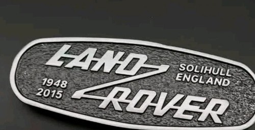 Badge land rover metal - ,