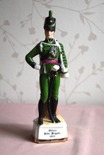 " ALFRETTO "  NAPOLEONIC  PORCELAIN SOLDIER FIGURINES  ( APPROX  21cm )