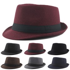 Round Caps Felt Hat Bowler