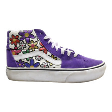 VANS High Top Trainers Purple Synthetic Mens UK 6