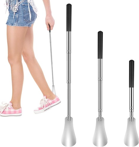 Shoe horn extendable metal - shoe,