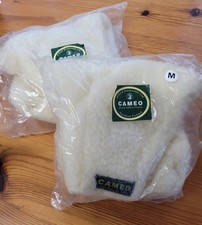 2x Cameo Fluffy Horse Saddle Savers M/L