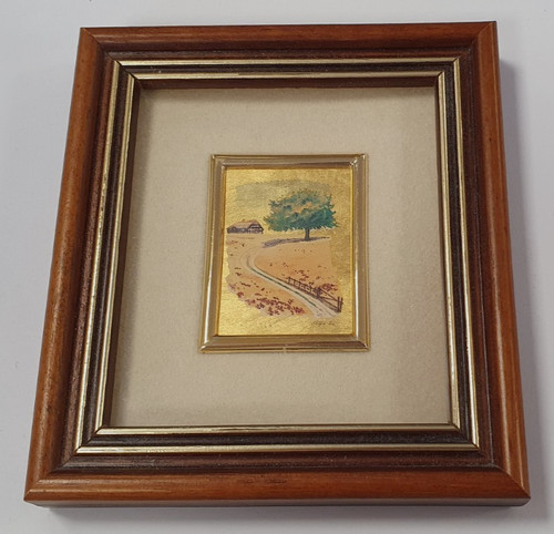Italian miniature picture - picture, on