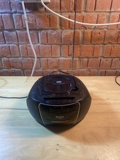 Bush KBB500 Portable CD/Stereo Radio Cassette Player Boombox – Black- Working.