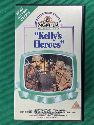 Kellys heroes vhs video clint - heroes,