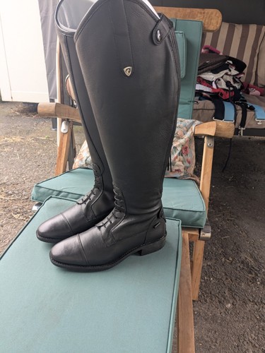 Black long riding - black, boots