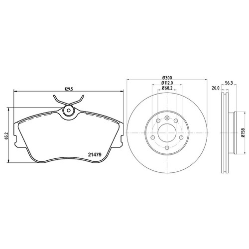 Don front brake discs pads - don,