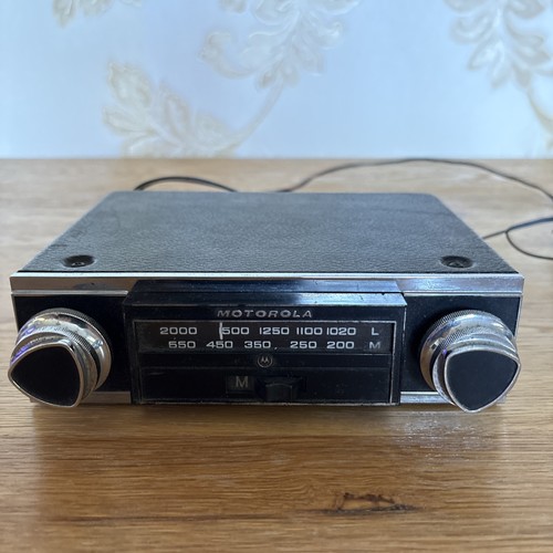 Motorola model 124 - motorola, car