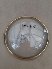 VINTAGE BRASS CLOCK BEZEL AND
