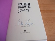 Peter Kay's Diary ,SIGNED