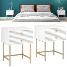 Bedside Cabinet Tables x 2