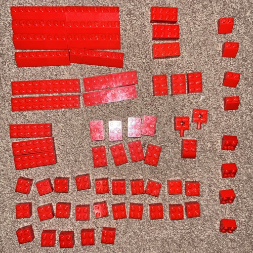 Lego bundle red bricks and - lego,