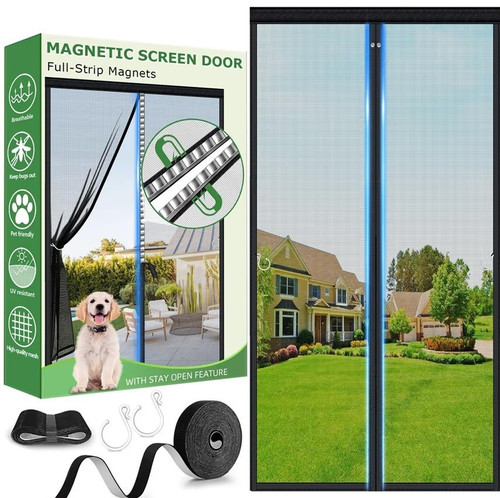 Fly screen door magnetic - fly,