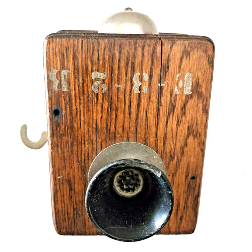 Antique wooden intercom - antique, call