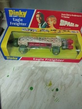 Dinky Toys No.360, Space 1999, Eagle freighter With Pod, 1974, and repro box