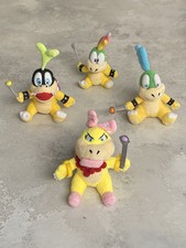 Super Mario Brothers Larry Iggy Lemmy Wendy O. Koopa Plush Soft Toys Bundle