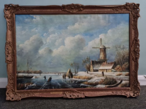 Large dutch snow - large, scene