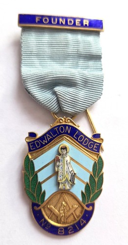 Masonic founder jewel - masonic,