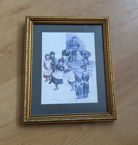 Vintage print artist ronald - by,