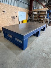 12ft X 6ft ENGINEERS CAST IRON SURFACE TABLE MARKING OUT WELDING UK DELIV D-03