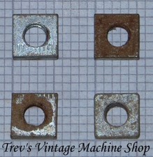 1/4 BSW Whitworth square nuts - zinc plated steel BZP - Qty 4-20 - free UK post