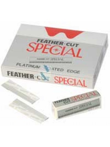 Feather cut stainless 100pcs - cut,